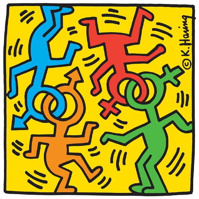 美国新波普艺术天才 Keith Haring凯斯哈林 涂鸦作品
