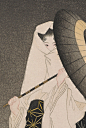 鹭娘在日本很有名，歌舞伎都有同名剧目。剧中故事很简单：一只鹭鸟的精灵化為曼妙女子，在人世间追求爱情，却因爱情的转逝幻灭而陷入地狱般的痛苦，终以鹭精的原形在纷雪中乱舞而亡。
浮世绘作品中也常常见到以此为主题的作品，而画家谷口香嶠创作的这幅《白鷺の舞》中的鹭娘则尤其帅，高冷中带着一股 ​​​​...展开全文c