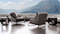 Modern furniture - Design magazine - Minotti Outdoor: Design Sun Lounge - Modern furniture shop online: 