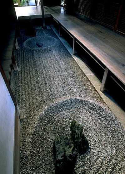 日本枯山水庭院