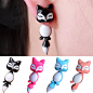 Newest 1Pc Women's Chic Cute 3D Fox Ear Stud Gift Party Lovely Cartoon Animal Earring-in Stud Earrings from Jewelry & Accessories on Aliexpress.com | Alibaba Group