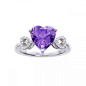PASSIONATE 18K金紫晶钻石戒指; RMB8,800