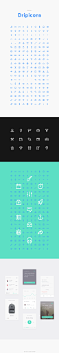 Dripicons V2 (Free Iconset) - SVG, Webfont, PSD, Sketch : The long awaited update to my first released iconset entitled "Dripicons'. It is now version 2.0 which comes with a lot more icons to play with and overall refinement of all the current icons.