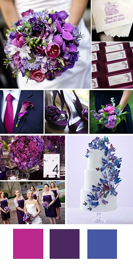 Fuschia + Purple + I...