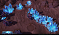 Rocks and crystals, Michael vicente - Orb : Some rocks and crystals I made for the starcraft map in heroes of the storm.