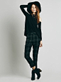 Free People Yard Check Hi Rise Crop, $88.00