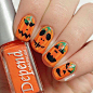 60+ Halloween Nail Art Ideas : 
There are so many fun designs to choose from and depending on the costume for your Halloween, you should pick the one that suits your costume theme the best. Zombie nails,Skull nails, witch nails, spider nails, pumpkin nail