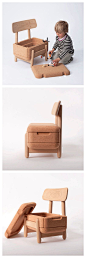 Oak Oak, Children's Chair by Morten Husum: 