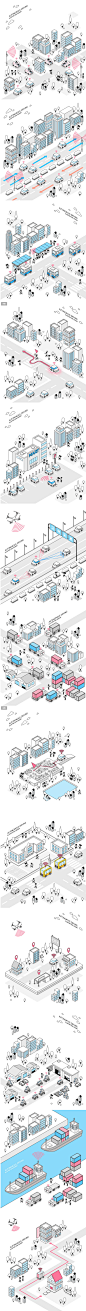 2.5D智能城市交通5G网络wifi信息科技数据物联AI海报设计素材T332-淘宝网