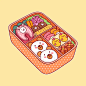 卡哇伊便当亚洲日式午餐盒