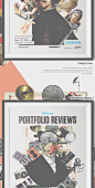 | Posters | Behance Portfolio Review Week Tehran : Designing the posters for Behance Portfolio Review Week Event in Tehran.The main idea about the poster designs was to show the most important creative leaders of all time. We were trying to find the most 