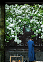 南園池館花如雪，小塘春水漣漪。
 