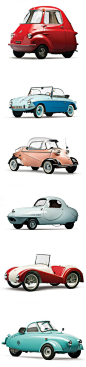 Mini Vintage Cars from the Bruce Weiner Microcar Museum