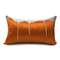 莱斯妮样板房橘色橙色软装抱腰枕枕简约现代大都会别墅新中式流银-淘宝网