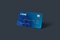 高品质的逼真质感信用卡VIP卡银行卡芯片卡IC卡房地产圆角名片设计VI样机展示模型mockups - 设汇