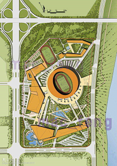 先xing采集到景观设计平面图