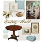 Entry Hall : A home decor collage from April 2014