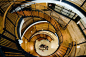 室内经典旋转楼梯平面图—土拨鼠装饰设计门户
