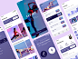 Fitness Mobile App by Vladyslava Mykhailenko on Dribbble