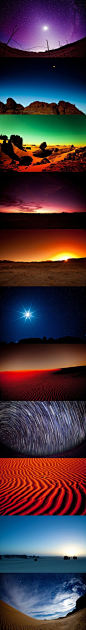 
五彩撒哈拉——撒哈拉沙漠是体验沙丘最棒的一个地方，如果晚上露营在这个有三百年历史的沙漠上，看着天空随着傍晚的来临不断变幻，如同梦境。 


