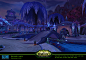 Suramar Artwork - World of Warcraft Legion, Servando Lupini : I was part of creating the beautiful zone of Suramar in the WOW Legion expansion (also worked with Tina Wang and Kuko Kai on this zone). here are some screenshots of some of the areas I got to 