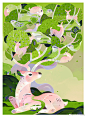 新一期头版插图“新能源之森”，春天时节，绿色生长～～～我希望未来等着我们的，是那一片绿色之森#植树节##3月12日植树节##微博公开课#