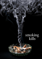 禁烟广告创意精选 - 公益海报- 锐意网-设计师的网上家园