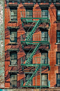 New York City Photograph - Nyc Fire Escape - Stairs And Shadows In Color by Lindley Johnson