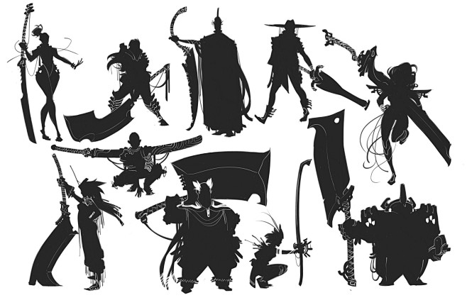 Blade Silhouettes, B...