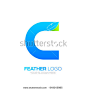 Letter C with Feather logo, Lawyer logotype for your Corporate identity