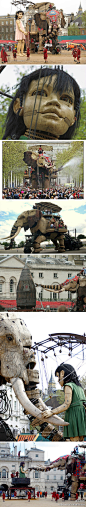 The Sultan’s Elephant 是街头戏剧show，由法国戏剧公司创建于2004年，包括提线木偶/巨型机械大象,为纪念纪念儒勒·凡尔纳去世 一百周年.在Calarts上学后开始对stop motion 越发感兴趣。puppet真是人类智慧的结晶。