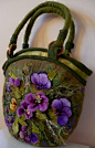 stunning felted bags