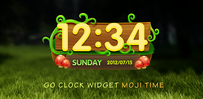 MojiTime Clock Widge...