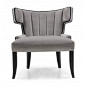 Fulton Fluted Armchair: 