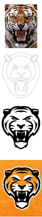 Tiger Logo by Steve Hardaway - Skillshare: 