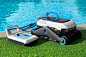 This intelligent pool cleaner creates an ultrasonic map of your swimming pool and cleans its floor, walls, and stairs - Yanko Design : https://youtu.be/jFjTA3fYKfo "The advantage of using a robotic pool cleaner is that it does a far better job than a