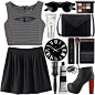 #s #skirt #abc #fashion #contest #challenge #fashionset #dark #love #black #white