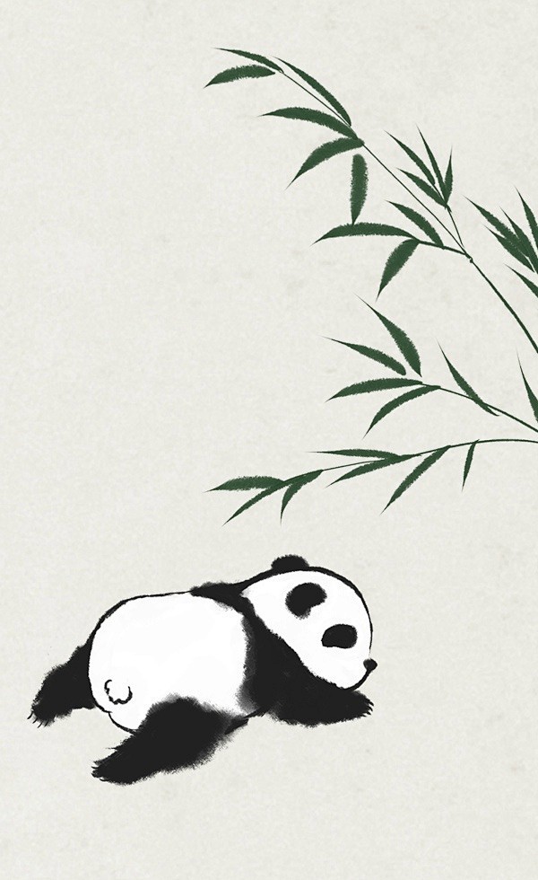 绿竹熊猫