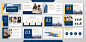 Business presentation template Premium Vector