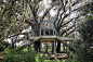 An abandoned Victorian tree house somewhere is South Florida