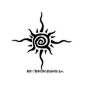 Tribal Sun Tattoo Design