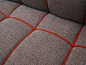 sofa upholstery detail