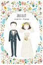 wedding card : wedding card