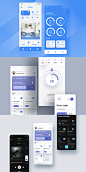 智能家居控制功能APP UI（FIG） 