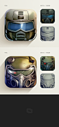 Future Soldiers App Icons : App icon designs for a mobile RTS game.