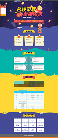 欧鹿鹿鹿采集到UI·|教育类专题页面