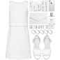 A fashion look from August 2013 featuring sleeve dress, ankle strap shoes and cream purse. Browse and shop related looks.