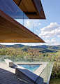 corten steel retreat by skylab architecture frames 360° views of the colorado mountains