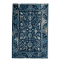土耳其宫廷欧式美式床边地毯卧室 蓝色简欧进口家用地毯水墨艺术-淘宝网