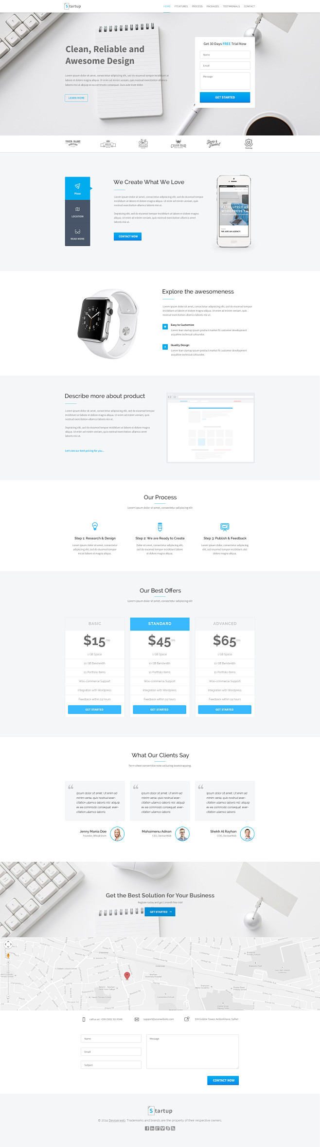 Startup_landing_page